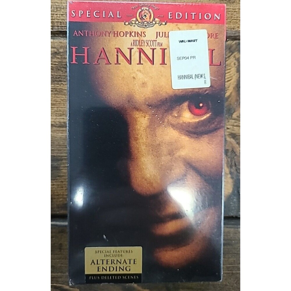 NEW Factory Sealed Hannibal VHS 2001 Special Edition Horror Silence Lambs
